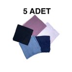 nazipek Flamlı 5'li Paket Pamuklu Yazma Eşarp 100x100cm