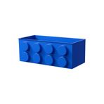 NazLand Manyetik Lego Tasarımlı Organizer Kutu | Buzdolabı ve Metal Yüzey Düzenleyici-Büyük Mavi