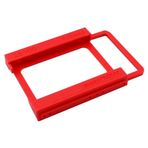 N+B 5 ADET Sabit Disk Montaj Braketi, SSD HDD Tepsi Caddy Sabit Disk için 2.5 "3.5" Adaptör Sabit Disk Kutusu Muhafaza Çerçevesi Destek Çerçeveleri, Kırmızı Renk