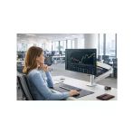 Nb F80-Xe Beyaz Amortisörlü Monitör Standı 17-30 İnç 2,9 Kg Vesa Uyumlu Ergonomik Monitör Tutucu