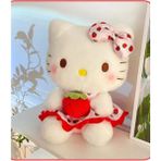 NB market hello kitty çilek peluş oyuncak 30cm peluş oyuncak uyku arkadaşı yumuşak kuromi sanrio hellokity