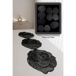 NB Neubella Home Flora Videolu Lüks Runner Salon Oda Sehpa Masa Örtü Takımı Fransız Güpürlü Çeyizlik Set Dantel Gül Desenli