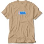 Nba Logo Krem Tişört Liyada - S