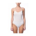 Nbb 2935 Beyaz Kadın İnce Askılı Çıtçıtlı Body