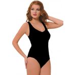 NBB 2979 Siyah Kalın Askılı Çıtçıtlı Body Kadın Korse