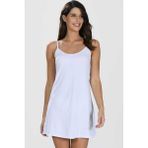 Nbb 3851 Beyaz Kadın İnce Askılı Kombinezon