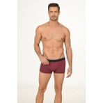 NBB 6 Adet, Modal, Pamuklu, Likralı Erkek Boxer, Ön Jile Çift Katlı, Nefes Aldırır - 2XL - Bordo
