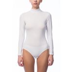 NBB Beyaz Uzun Kol Boğazlı Çıtçıtlı Body NBB 2960