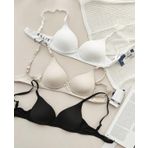 NBB Desteksiz Balensiz İnce Askılı Üçgen Sütyen/Bralet-3680