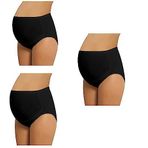 NBB Siyah 3'lü Paket Pamuklu Hamile Külodu