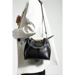 Nbibags Kadın Fuarlı Zincirli Çanta - Black