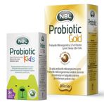 NBL Probiotic Gold 20 Saşe - Probiotic Kids 30 Ciğneme Tableti