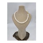 NBS Beautiful Naturel Stones İnci Gerçek Kolye Okyanus Parıltısı Kaliteli Hakiki (Altın Kaplama Zincir)(Düğün , nişan ,Hediyelik)