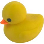 NBShop 3D Minik Sevimli Yüzen Ördek Model Oyuncak - Sarı