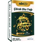 Nbt Life Çörek Otu Yağı - Soğuk Sıkım, Bağışıklık ve Antioksidan - 30 Kapsül - Dezenfektan Hediyeli (%72 Alkol)