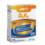 NBT Life D3K2 Damla Vitamin D3 ve K2 20 ml