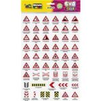 NC Yapışkanlı Eva Sticker NC-455 Trafik Ikaz Levhaları-1