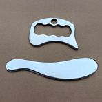 NCCYOOT Gua sha Aracı gua sha Paslanmaz Çelik iastm Aracı Gussha Masaj Aracı Yumuşak Doku Terapisi için Kas Kazıma Aracı ve Silahları Azaltmak, Geri, Bacaklar, Boyun Kas Ağrısı (SHAOSHAN)………