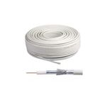 Ncp 100 Metre Rg6 U4 Uydu Anten Kablosu Içi Dışı Bakır