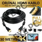 Ncpline 30 Metre Kaliteli Çift Filtreli Extra Kömürlü Kalın Hdmı Kablo