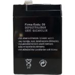 Ncpline 6 Volt 4 Amper Kuru Bakimsiz Akü Taze Akü