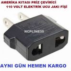 Ncpline Seyahat Adaptörü Amerikan Jak Priz Elektrik Ucu Çevirici 110 Volt