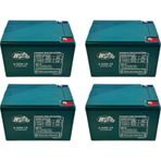 Ncr 12v 14 Ah Volta Vsm Vsc Elektrikli Bisiklet Aküsü 4'lü Set