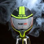 Ncr-158 Çene Açılır Gözlüklü E-ce Belgeli Kask Sarı