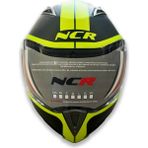 Ncr Çene Açılır Kask Action 13007 - M - Mat Siyah - Neon Yeşil