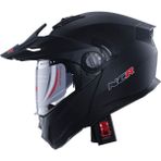 NCR X-Cross Mat Siyah Çene Açılır Motosiklet Kask XL Hafif ve Dayanıklı Malzeme ile Güvenlik