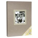 NCRN Fotoğraf Albümü 15x21 cm 200'lük Koton Desenli - Vizon
