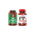 Ncs 120 Tablet Saw Palmetto + 120 Tablet D3 K2 Vitamini Takviye Edici Gıda