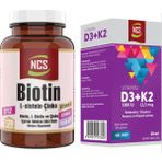 Ncs Biotin Çinko B12 2500 Mcg 120 Tablet+Vitamin D3 K2 20 ml
