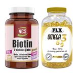 Ncs Biotin L Sistein Çinko 180 Tablet & Flx Omega 3-6-9 60 Tablet
