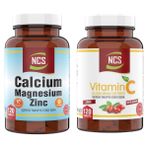 Ncs Calcium Magnesium Zinc 120 Tablet + Vitamin C 120 Tablet