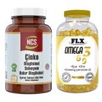 Ncs Çinko Bisglisinat Selenium 120 Tablet & Flx Omega 3-6-9 90 Tablet