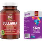 Ncs Collagen 1000 Mg Hidrolize Hyaluronic Acid Vitamin C 90 Tablet & Ncs Vitamin D3 + K2 Damla 20 ml