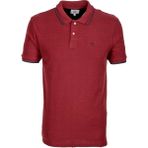 Ncs Erkek Bordo Slim Fit Polo Yaka %100 Pamuk Dokulu Desenli Kumaş T-Shirt Jeans 1134 - 3XL - Vişne