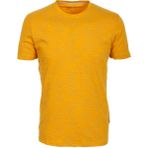 Ncs Erkek Hardal Slim Fit Baskılı Bisiklet Yaka %100 Pamuk T-Shirt Ncs Jeans 1944 - 3XL - Koyu Sarı