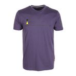 NCS Erkek Mor Bisiklet Yaka Slim Fit Baskılı %100 Pamuk T-shirt Jeans 1943