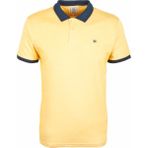 Ncs Erkek Sarı Slim Fit Polo Yaka %100 Pamuk T-Shirt Jeans 1136 - 2XL - Açık Sarı