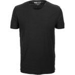 Ncs Erkek Siyah Slim Fit Bisiklet Yaka Dokulu Kumaş %100 Pamuk T-Shirt Jeans 1135 - XL