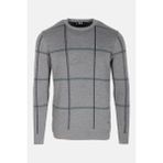 Ncs Erkek Triko Grimelanj Bisiklet Yaka Desenli Slim Fit Pamuklu Kazak Ncs 3744 - XL
