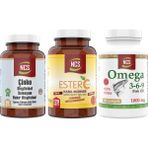Ncs Ester C Vitamini 120 Tablet Omega 3 6 9 1000 Mg 200 Kapsül Çinko Selenium 60 Tablet