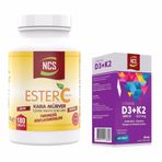 Ncs Ester C Vitamini Kara Mürver 180 Tablet + Vitamin D3 K2 20 ml Damla