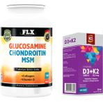 Ncs Glucosamine Chondroitin Msm 180 Tab + Vitamin D3 Vitamin K2 20 ml