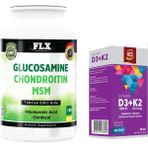 Ncs Glucosamine Chondroitin Msm 180 Tablet + Vitamin D3 Vitamin K2 20 ml