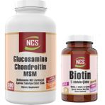 Ncs Glucosamine Chondroitin Msm Collagen Turmenic 300 Tablet+Biotin 60 Tablet