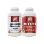 Ncs Glucosamine Chondroitin Msm Hyaluronic Acid 300 Tablet Hidrolize Collagen Cvit 300 Tablet