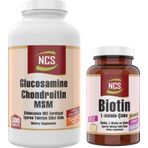 Ncs Glucosamine Chondroitin Msm Turmenic Root 300 Tablet Biotin 120 Tablet